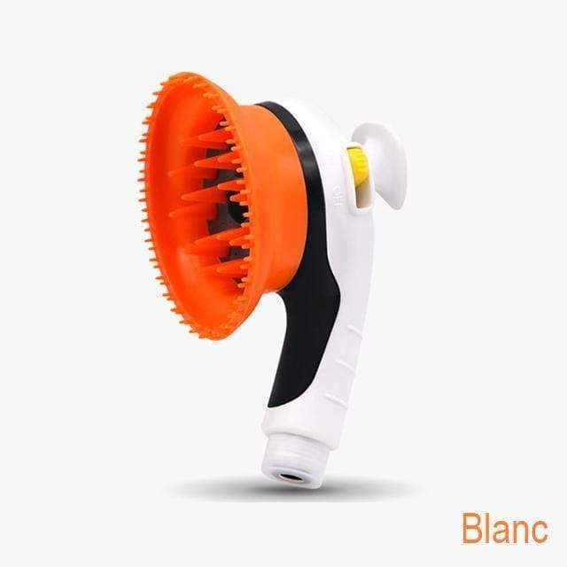 Gadgets d'Eve Blanc PETSHO™ : Pommeau de douche massant pour animaux de compagnie